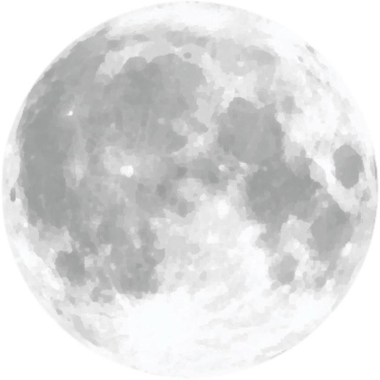 Full Moon Illustration 